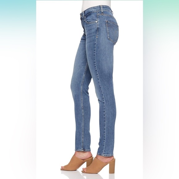 Women’s CALVIN KLEIN stretchy mid-rise slim distressed Jeans size 27 X 30 - Picture 15 of 16